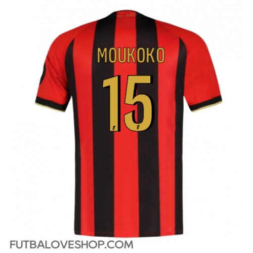 Dres OGC Nice Youssoufa Moukoko #15 Domáci 2024-25 Krátky Rukáv